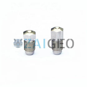 Waterjet Spray Thread 3/8 UHP Industrial Cleaning Sapphire Ruby Waterjet Blasting Nozzle UHP Waterjetting Sapphire Insert Nozzle