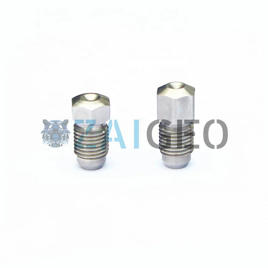 Waterjet Spray Thread 3/8 UHP Industrial Cleaning Sapphire Ruby Waterjet Blasting Nozzle UHP Waterjetting Sapphire Insert Nozzle