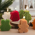 Christmas Scented Candles Wholesale Snowman Gingerbread Man Scented Christmas Candle Gift Sets
