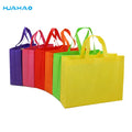 Huahao Customized Reusable Tote  Recycled Eco Non Woven Shopping Bag with logo