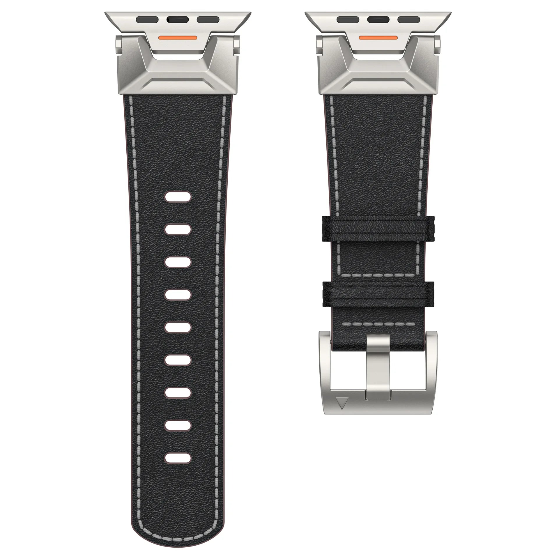 Trending Functional Crazy Horse Leather Strap for I Watch Ultra 2 49mm 45mm Soft Leather Band for Watch Ultra Band