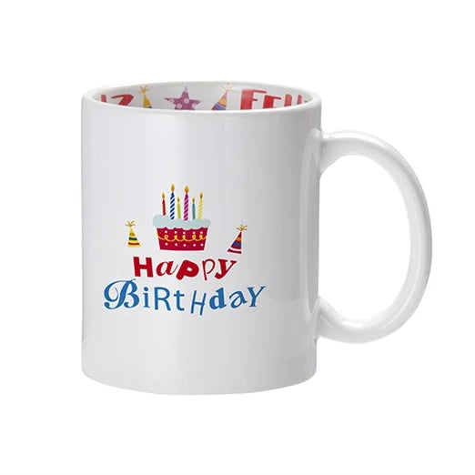Heat Transfer Printing Customized Mug 11oz logo White Coated Sublimation Mug Cup Gifts with Your LOGO Photos Pictures