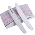 25pcs/Pack Nail Buffering Files 100/180 Grits Doubled Sides Emery Boards Coarse Nail File
