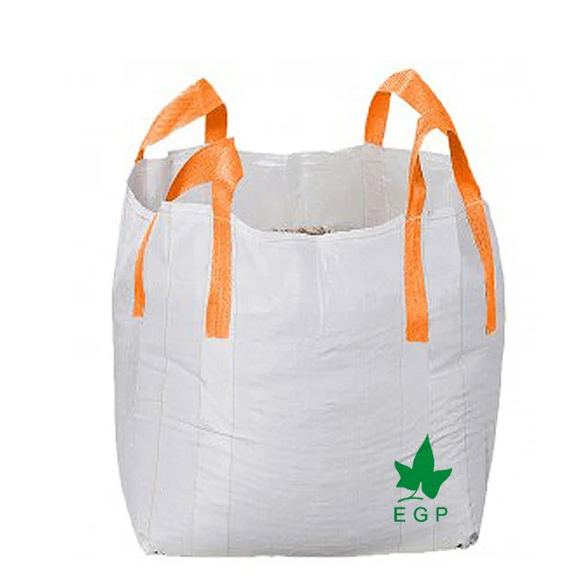 EGP 1 Ton 2 Ton Price Bigbag Super Sacks 1000kg Pp Big Bulk Jumbo Baffle Anti-Sift Square FIBC Bag for Sale Woven Bag MegaBDM