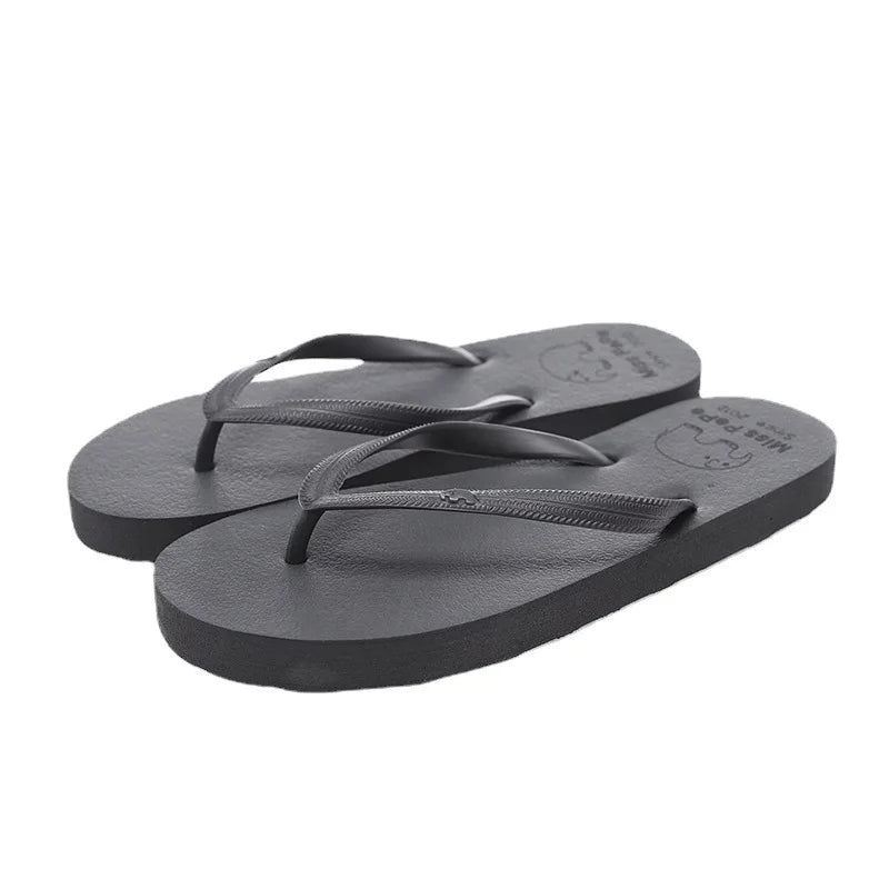2026 Newest Design Summer Rubber Flip Flop slippers Custom logo Beach Style Flip Flops Unisex