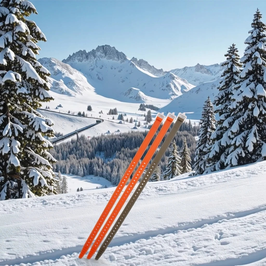 Custom Logo Rubber Ski Strap Utility Strap Ultimate Bike & Ski Strap Durable Strap Cargo Lashing Strap TPU Strap