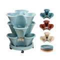 White Plastic Plant Pot & Garden Box Vado Exterior Floral Containers for Outdoor Use Vegetable Garden Application