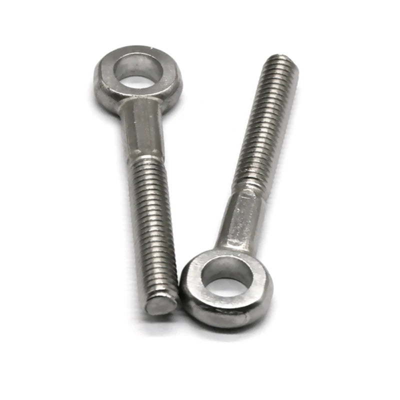 OEM Custom Head Bolts Stainless Steel UNC Thread Eye Bolts 20mm-40mm Length CNC Technique Plain Finish Nuts ISO 9001 Certified