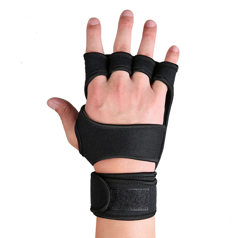 Workout Gloves Weight Lifting Gym Glove With Adjustable and Ventilated Grip Palm Protection Exercise Fitness Gloves Pull Ups