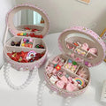 Hairpin Set Children's Baby Dressing Bag Rubber Band Girl Cute Princess Jewelry Storage Box