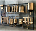Customized Retro Industrial Style Craft Beer Manufacturing Process Wall Decorations Creative Wrought Iron Background Decoration