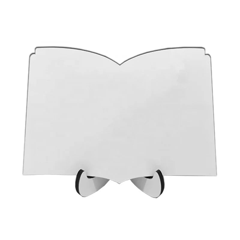 Graduation Decoration DIY Picture Customized Logo Desktop Book Photo Frame Sublimation Blank Book Plaque
