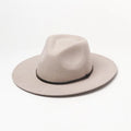 X1254 New Style Wool Jazz Hat New Fashion Casual Jazz Caps Travel Shopping Felt Top Hat