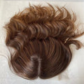 Yefinewig Brazilian Remy Human Hair Brown Streaks Transparent Lace Front Long Layer Lace Top Wigs 130% Density