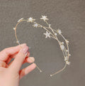 Women's Gold Leaves Alloy Hair Headband Wedding Flower Hairband Accessories