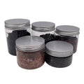 Food Grade Pet Plastic Jar 100ml with Screw Top Lid for Candy and Cookie Storage