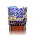 Handmade Hand Cut to Clear Glass Whisky Tumbler Crystal Rock Glass Tumbler 8 oz