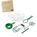 Canning Essentials Boxed 7 Piece Set Canning Kits Stainless Steel Clamp Canning Jar Lifter Tongs With Grip Handle
