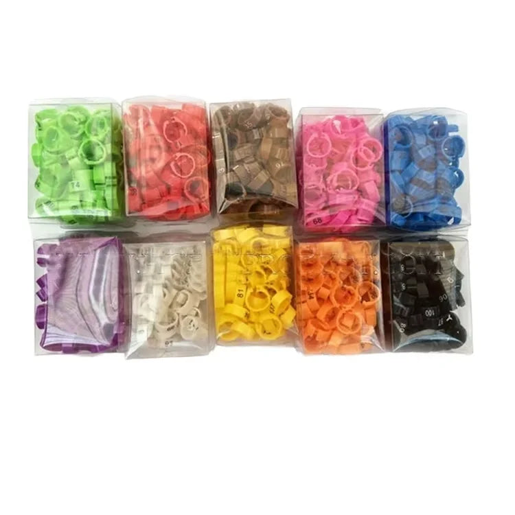 1pc Plastic Bird Ring All Size Pigeon Foot Leg Ring Open Foot Birds Rings Parrot Plastic Bird Leg Band for Quality Test