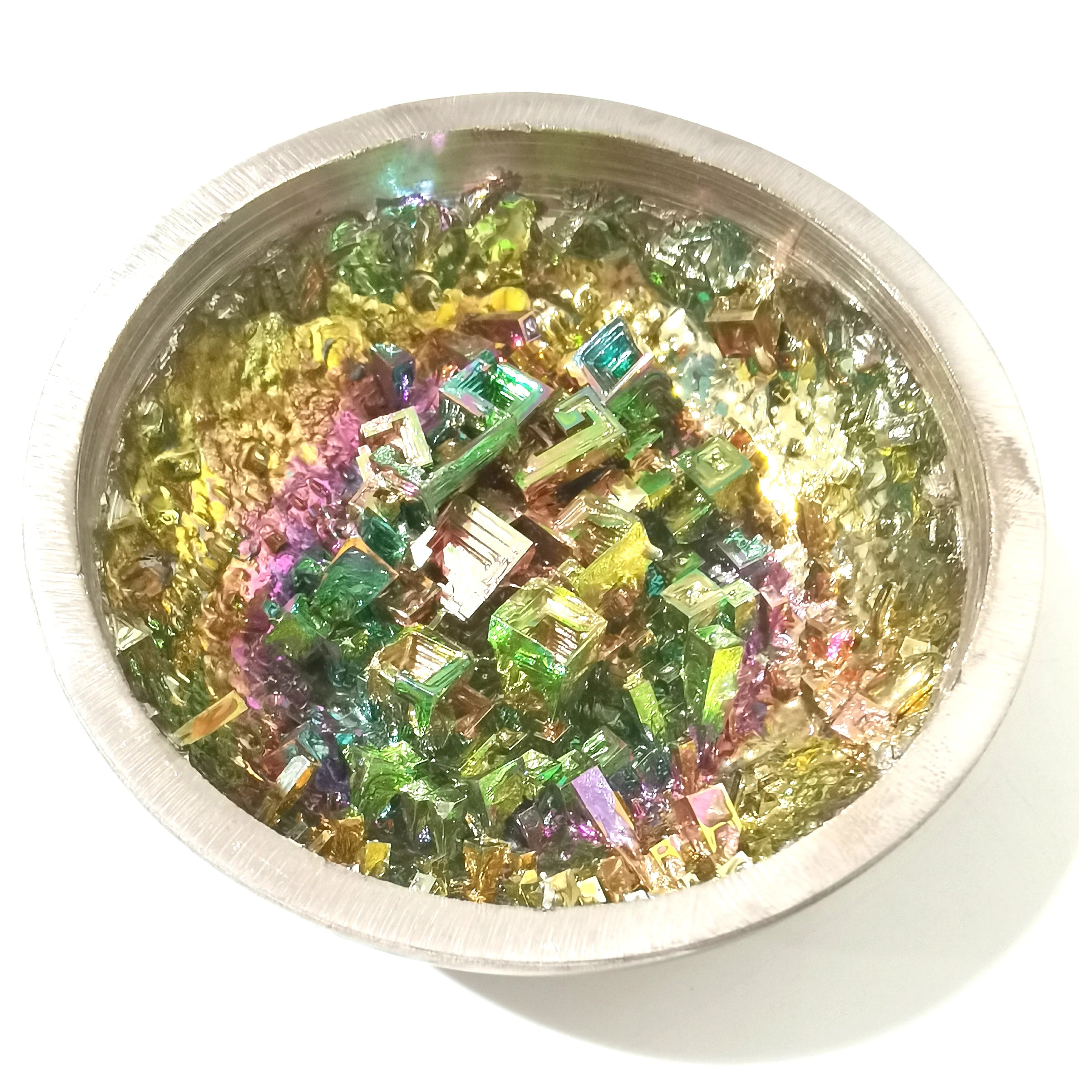 Bismuth Bowl Wholesale Natural Crystals Healing Stone Bismuth Crystal Bowls for Home Decoration