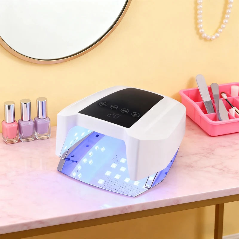 Hot Selling Portable Rechargeable S90 Nail Dryer Lamps Professional Uv Led Lamp for Nails Rechargeable 72W
