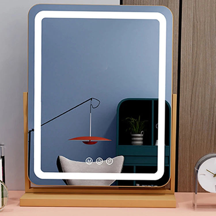 Howlighting 3 Tone Light 360 Degree Rotation Led Vanity Mirror Makeup Mirror Light With Mirror