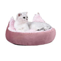 Plush Dog Bed Luxury Cat Bed With Removable Washable Cover and Pillow Cushion Pet Bed