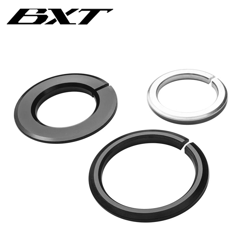 BXT Bike Headset Parts Base Spacer Crown Race Bike Washer Straight Fork &Tapered Fork Bicycle Parts Fork Adapter