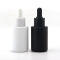 Frosted Small Essence Oil Glass Dropper Bottle for Skin Care Serum Oil 30ml China Wholesale Price Black White Cosmetic Container