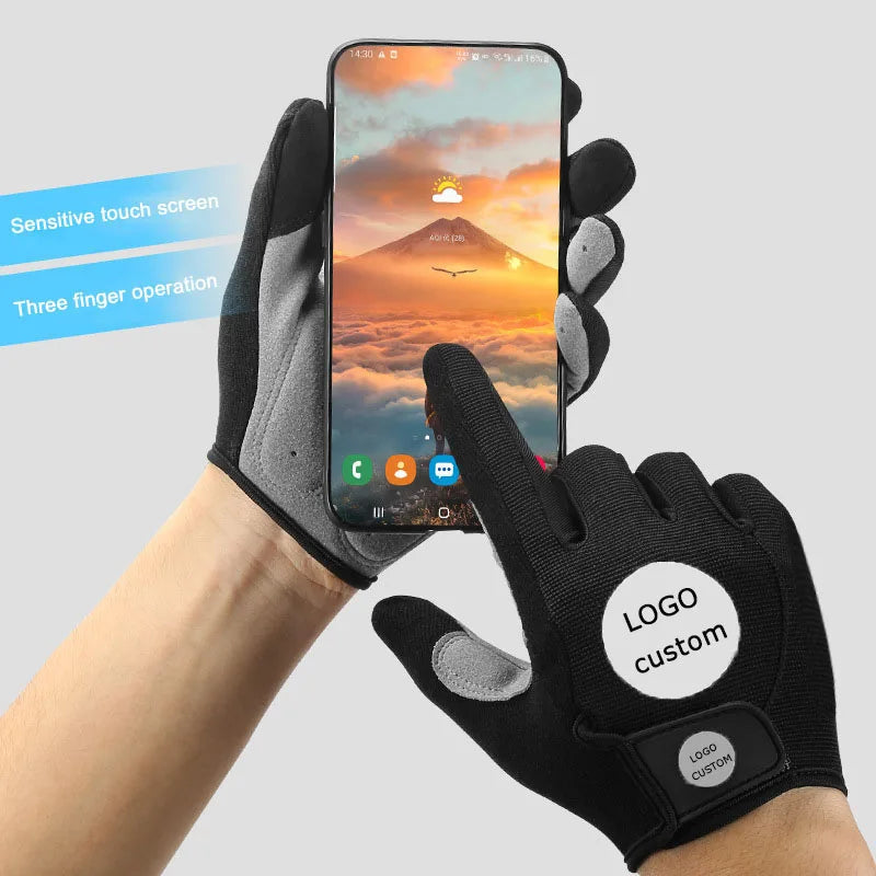 Rugby Gloves Full Finger Breathable Anti-slip Silicone Baseball American Football Gloves MegaBDM