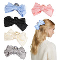Hot Sell New Fashion Cross Hair Clip with Ribbon Covered for Women