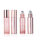 In Stock Boxed 5ml 10ml Rose Gold Glass Roll-on Bottle Essential Oil Bottle Perfume Bottle Roll-on Bottle Refill Bottle