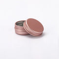 In Stock White Black Gold Rose Gold 10ml 10g Cosmetic Eye Cream Aluminum Jar Packaging Metal Tin Box Round Lip Balm Container