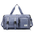 Fashionable Custom Sports Fitness Bag High Capacity Waterproof Dry Wet Separation Pocket Zipper for Men Women Shoe Compartment