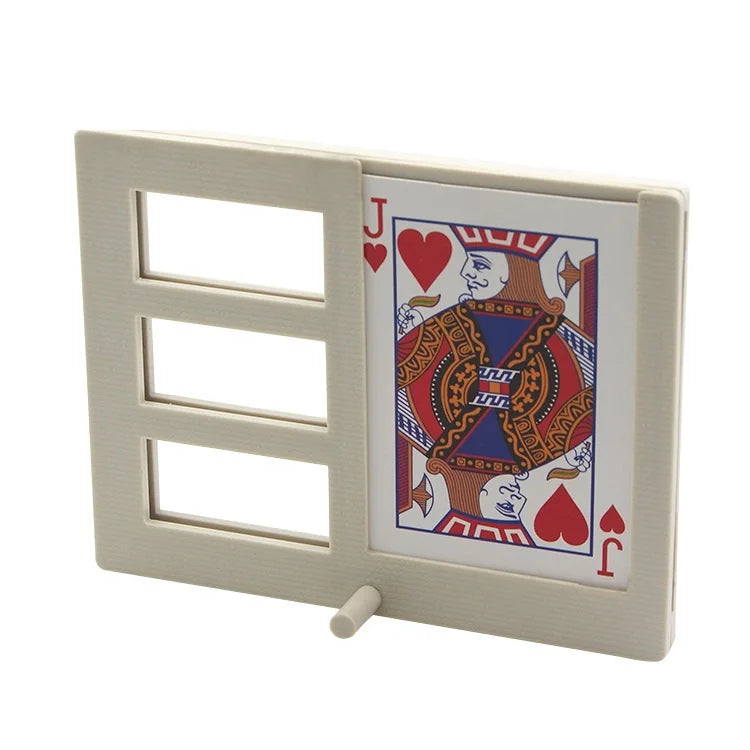 Classic Stage Magic Trick Zig Zag Photo Frame Magic Tricks Cut Card Restore Illusion Magic Prop Toy Easy to Learn