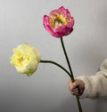 Qq293 Real Touch Artificial Lotus High-Grade Silk Flower Modern Style Home Decoration Luxury Silk Flower