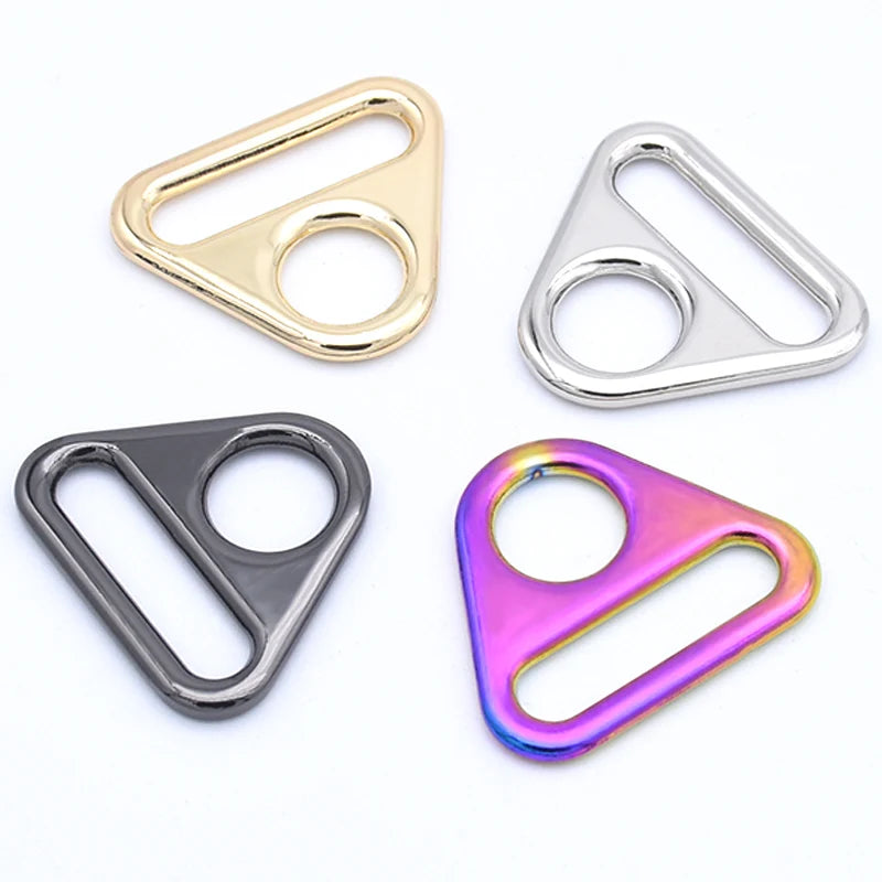 Ivoduff 25mm Handbag Metal Buckle Triangle Ring Buckle Strap Buckle