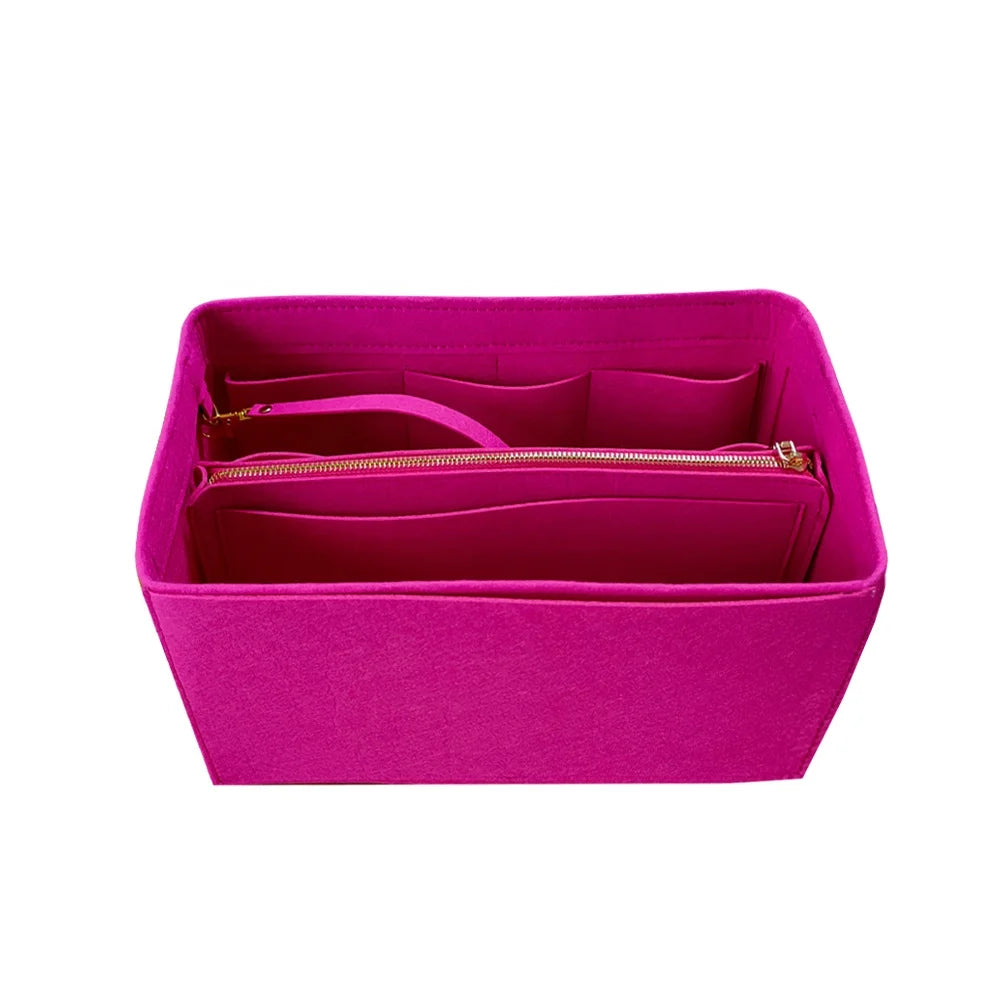 Wholesale Eco-Friendly Polyester Make-Up Purse Organizer Insert Bag  for Handbag
