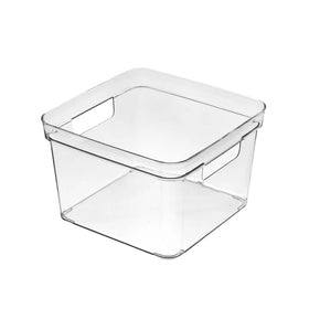 Hot Sale Storage Box Transparent Plastic Storage Container Box with Handle and Wheels