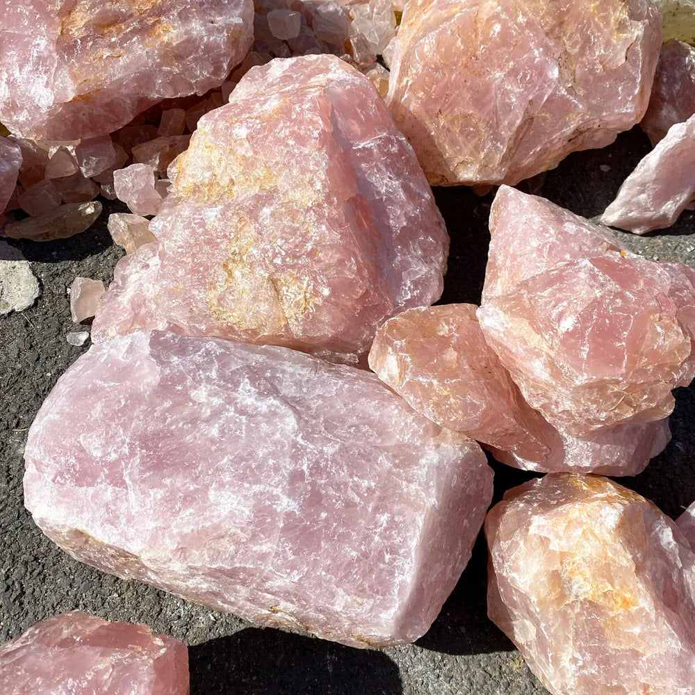 Wholesale Natural Large Rose Quartz Raw Healing Stone Crystal Rose Quartz Raw Rough