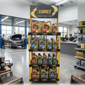 Modern Eco-Friendly Foldable Display Rack for Lubricating Oil Beverages for POP Plastic for Floor Shelves