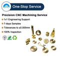 High Precision CNC Machined Brass Components-Customize Parts for Industrial Machinery