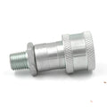 CT201 Carbon Steel High Pressure Interchange 1/4" NPT High Flow Ram Coupler Half