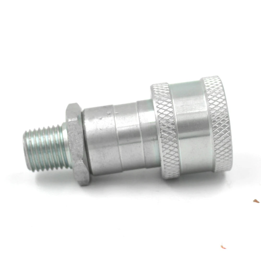 CT201 Carbon Steel High Pressure Interchange 1/4" NPT High Flow Ram Coupler Half