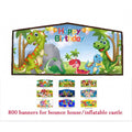 Moonwalk Inflatable Bouncer Jumping Bouncy Castle Jumper Banner Bounce House