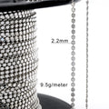 Wholesale Fine Factory 925 Silver Chain in Bulk Necklace Cuban Link Chain for Bracelet Jewelry Making Anklet