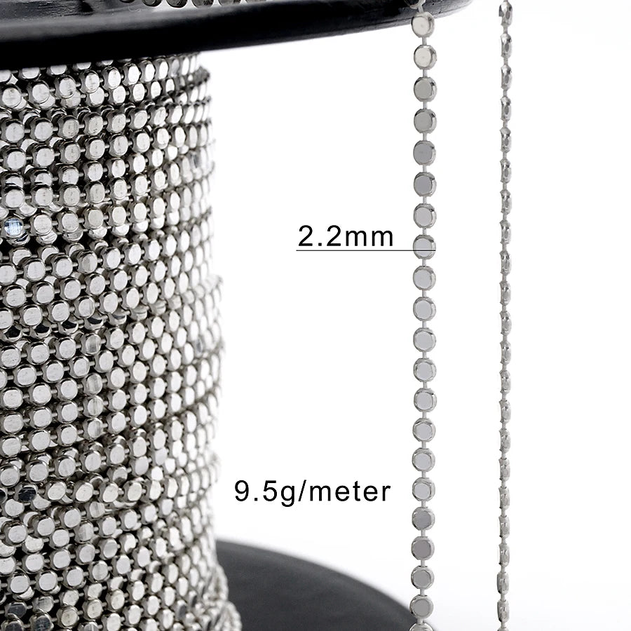 Wholesale Fine Factory 925 Silver Chain in Bulk Necklace Cuban Link Chain for Bracelet Jewelry Making Anklet
