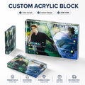 CNAWO Custom Printed Acrylic Block Hot Sale No MOQ UV Printed Anime Cartoon Plastic Block Gift
