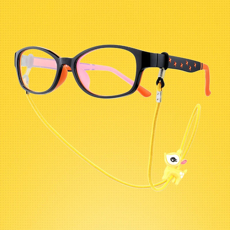 Children's Myopia Elastic Glasses Rope Cartoon Cute Pattern Glasses Rope Elastic Glasses Chain