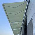 HOT Sale Black Metal Aluminum Alloy Frame Wall Mounted Sunshade Waterproof Retractable Outdoor Awning Manual for Patio Balcony